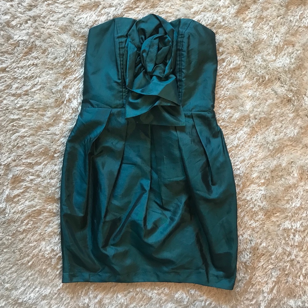 Boutique Teal Mini Dress